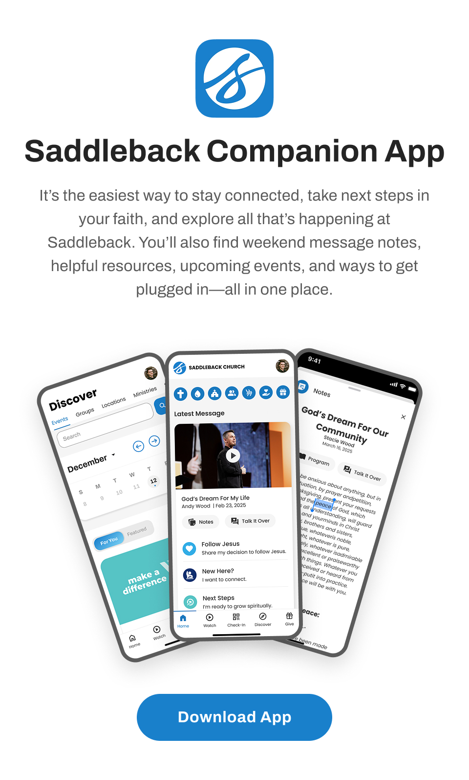 Saddleback App